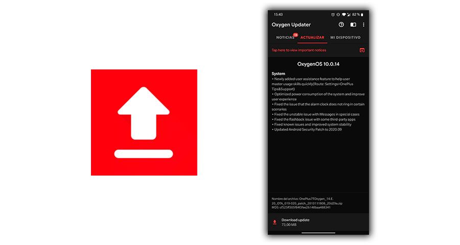 oxygen updater