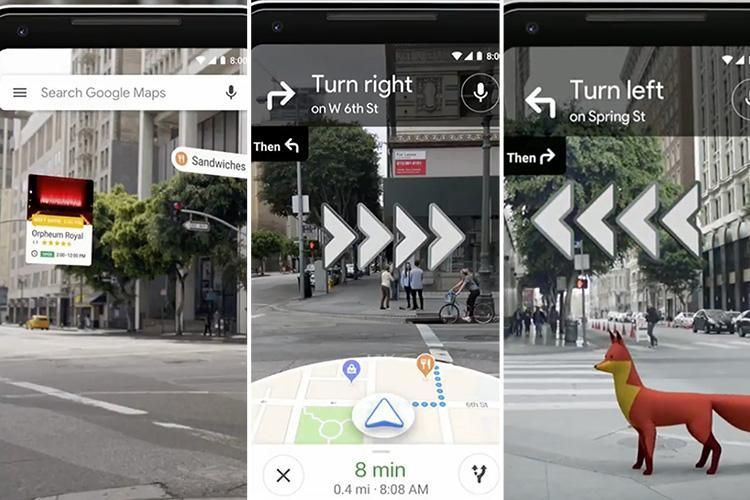 realidad aumentada google maps