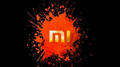 xiaomi logo en mancha