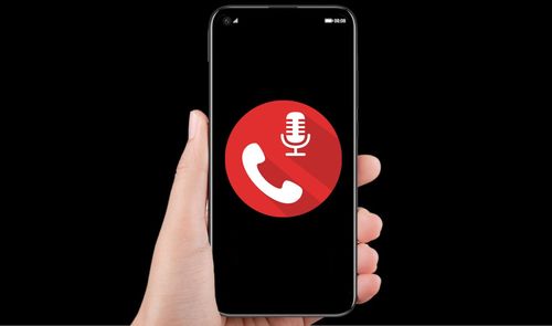 Huawei P40 con icono de grabar llamadas