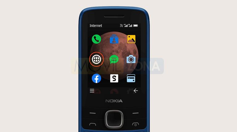 Nokia 225 4G pantalla