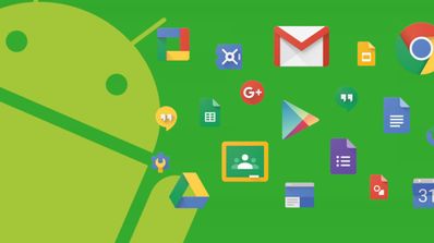 android logo y apps