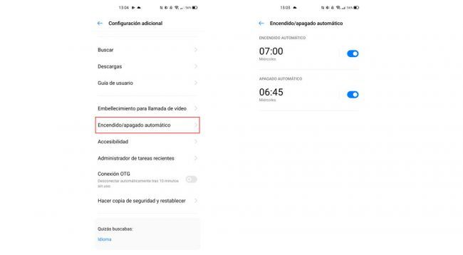 Realme apagado