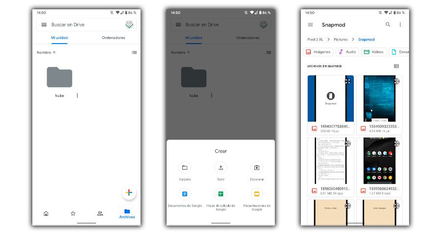 copia seguridad archivos android