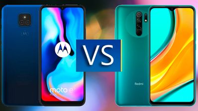 Redmi 9 vs Moto E7 Plus