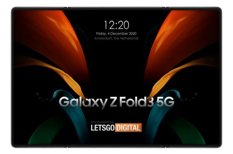 galaxy z fold3 concepto