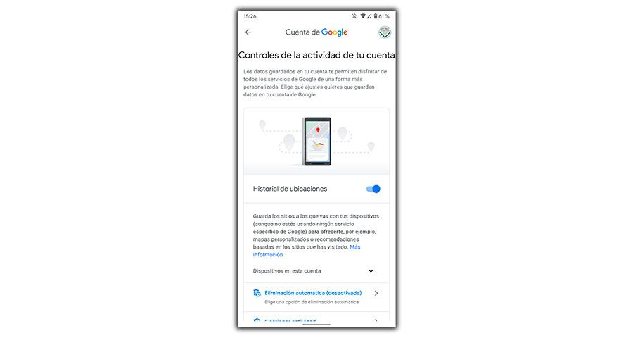 historial ubicaciones google