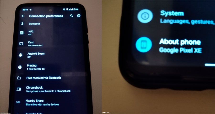 imágenes filtradas google pixel xe
