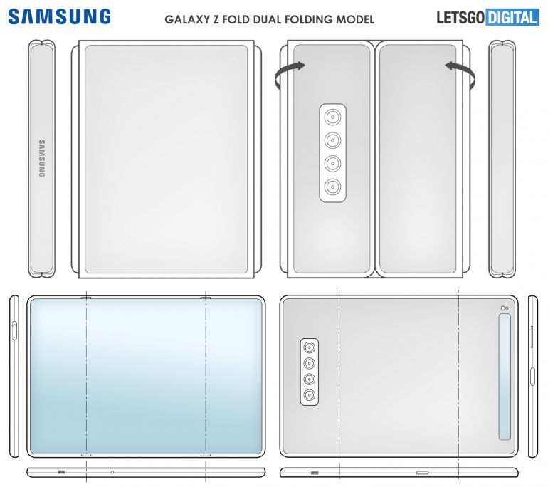patente galaxy z fold3