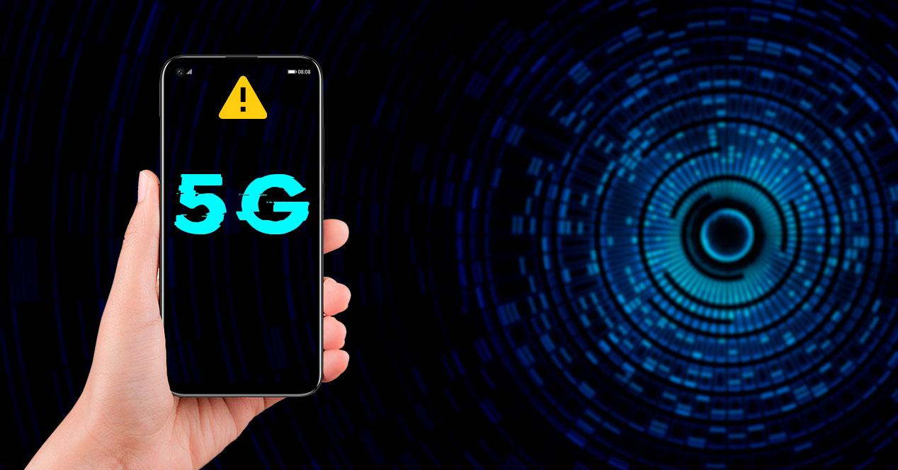 problema móvil Android red 5G
