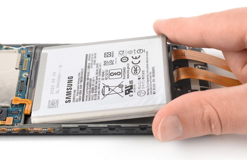 retirar batería en Galaxy M