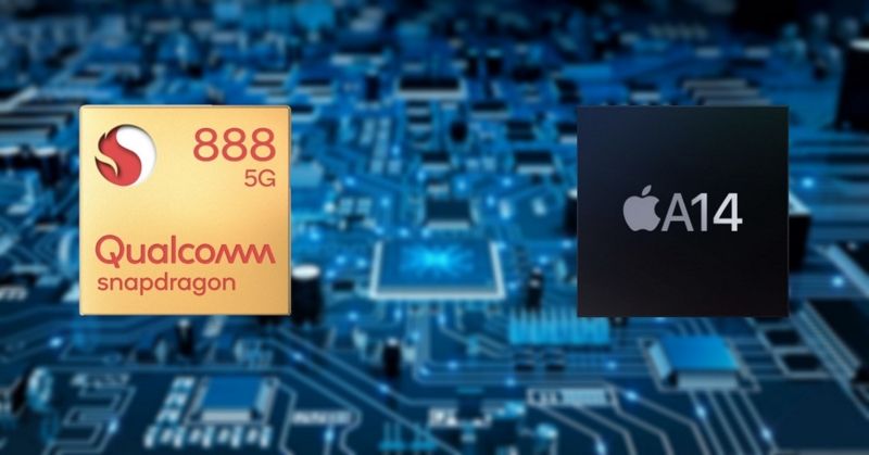 snapdragon 888 vs a14 bionic