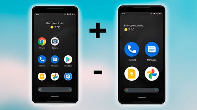 Tamaño de los iconos móvil