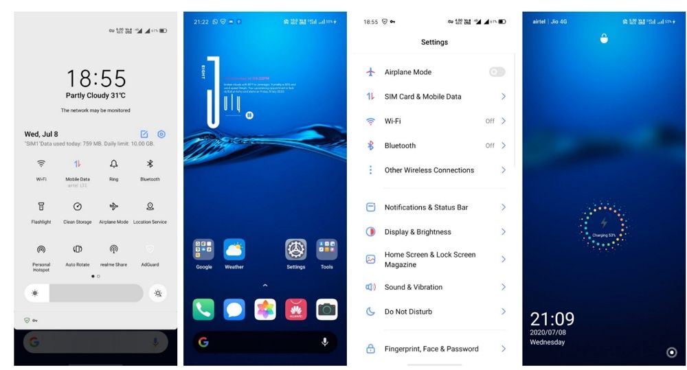 tema estilo emui para realme