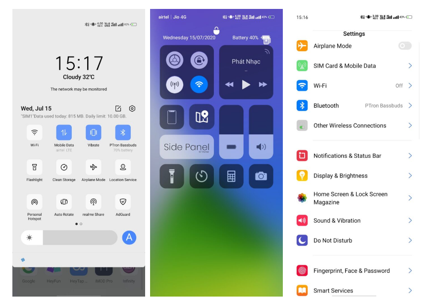 tema estilo iphone para realme