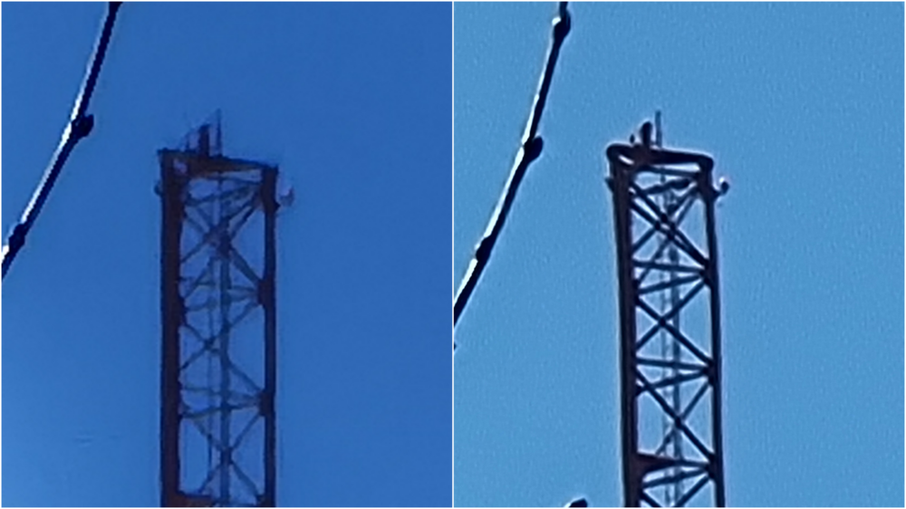 zoom 100x del galaxy s21 ultra y el huawei p40 pro+