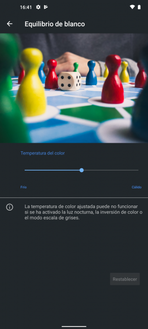 Temperatura color en el Nokia 8.3 5G