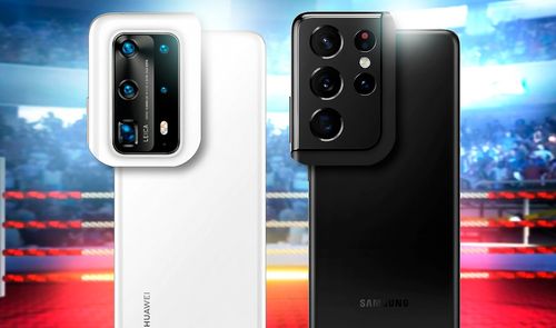 camaras del huawei p40 pro+ y el samsung galaxy s21 ultra