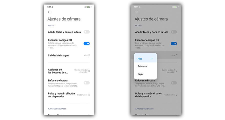 calidad imagen fotos xiaomi
