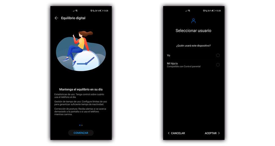 control parental huawei