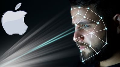desbloqueo facial y logo de apple