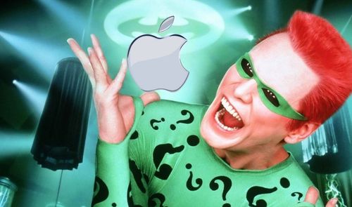 enigma y logo de apple