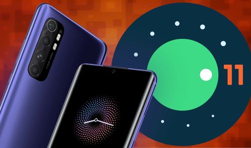 mi note 10 lite y android 11