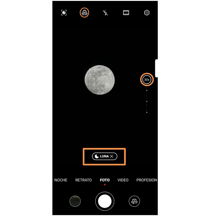 modo luna huawei