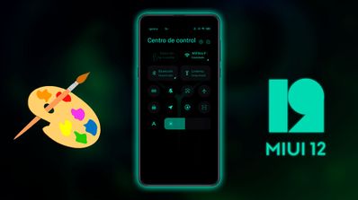 personalizar cambiar color estilo centro control miui 12 xiaom