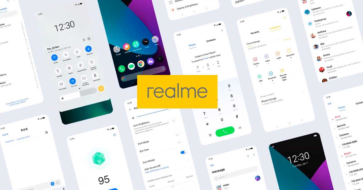 cajón aplicaciones realme
