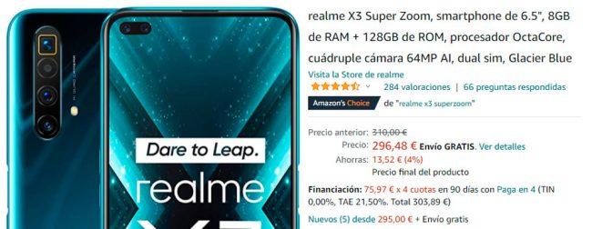 oferta Realme X3 SuperZoom