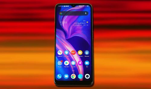 Teléfono TCL 10 SE con fondo