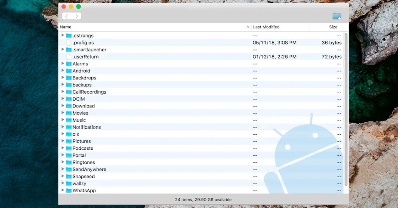 android file trasnfer mac