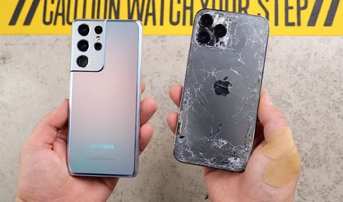 caidas iphone samsung