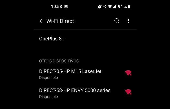 dispositivos WiFi Direct