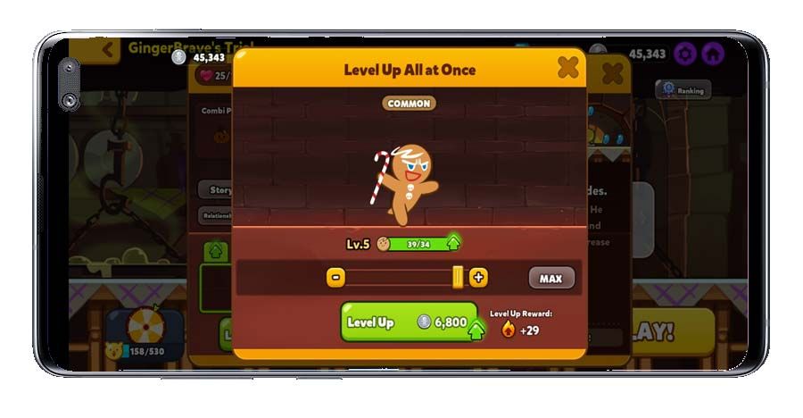 Subir nivel en Cookie Run: OvenBreak