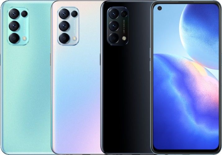 reno5 k 5g colores