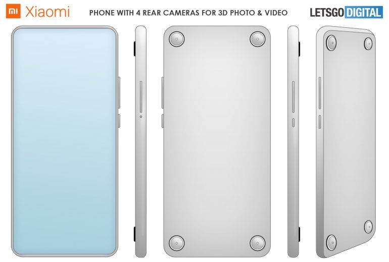 xiaomi movil 3d patente