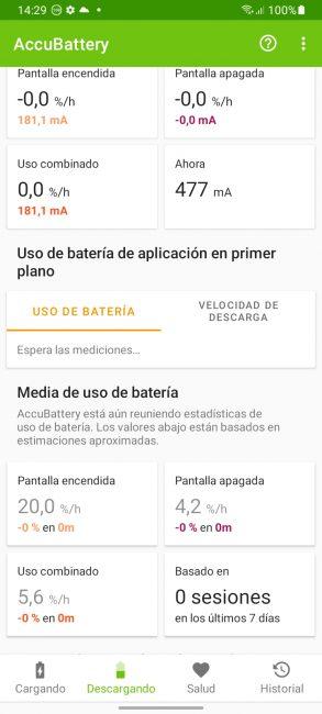 Uso batería del Samsung Galaxy A32 5G