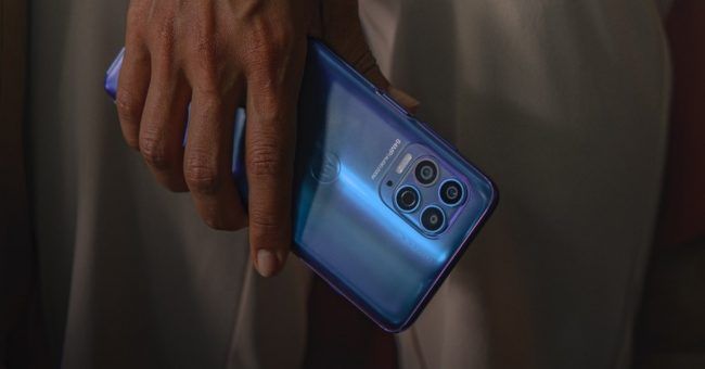 Motorola G100 azul