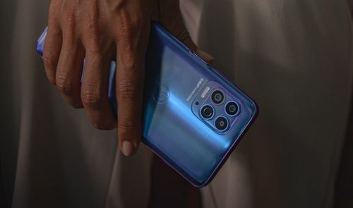 Motorola G100 azul