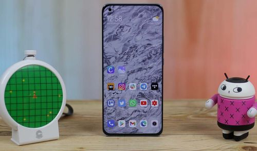 Teléfono Xiaomi Mi 11 con fondo