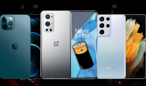 comparativa bateria oneplus 9 s21 ultra iphone 12