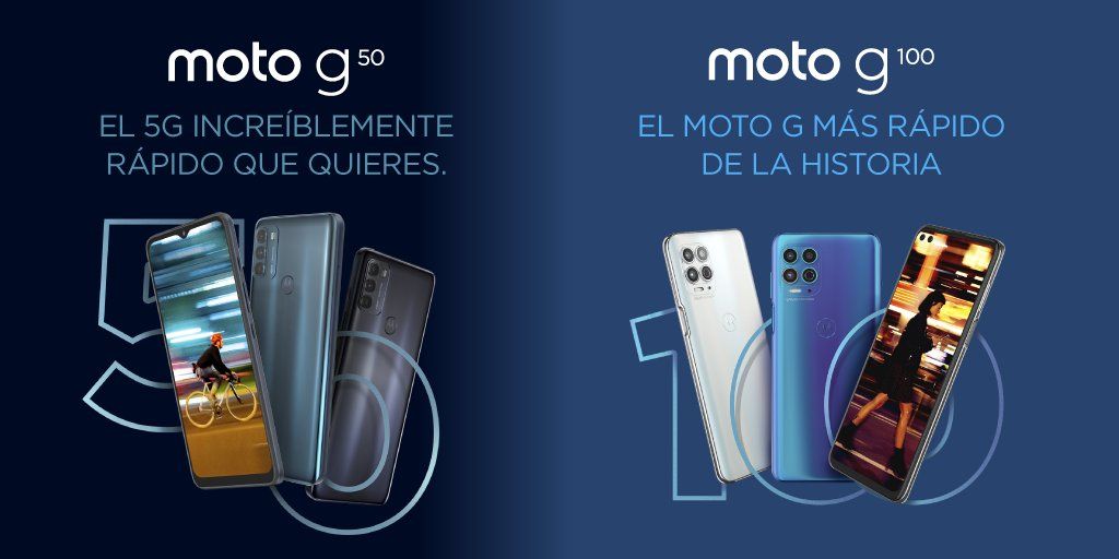 motorola g50 y motorola g100