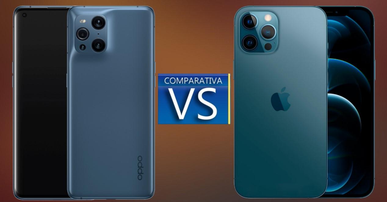 oppo find x3 pro vs iphone 12 pro max