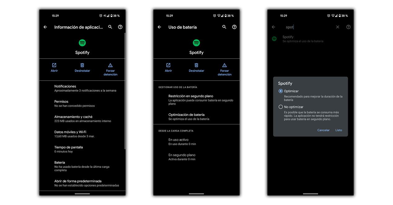optimización batería google pixel android