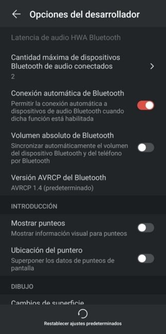 volumen absoluto android
