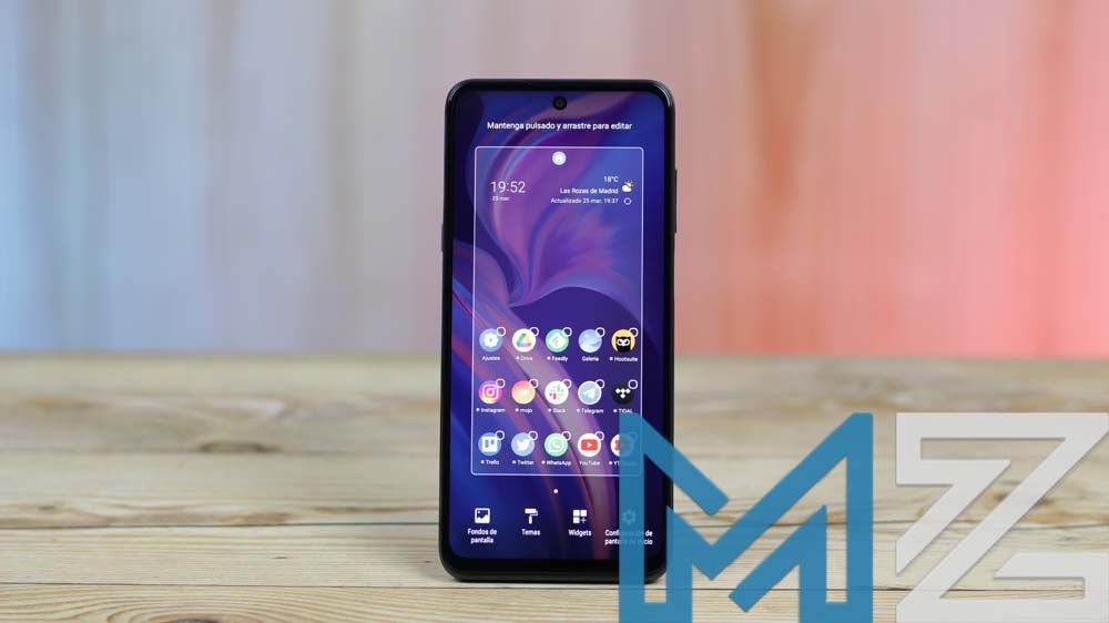 Gestión de la pantalla del TCL 20 5G