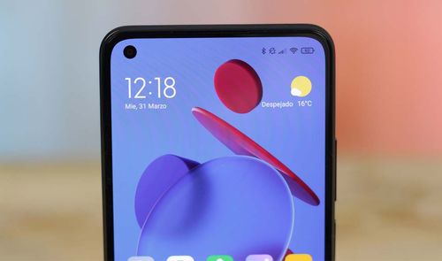 Pantalla del Xiaomi Mi 11 Lite con fondo