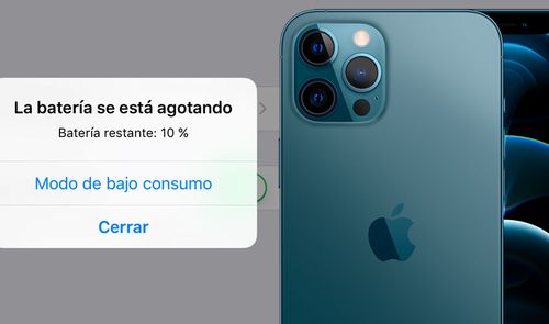 bateria baja iPhone
